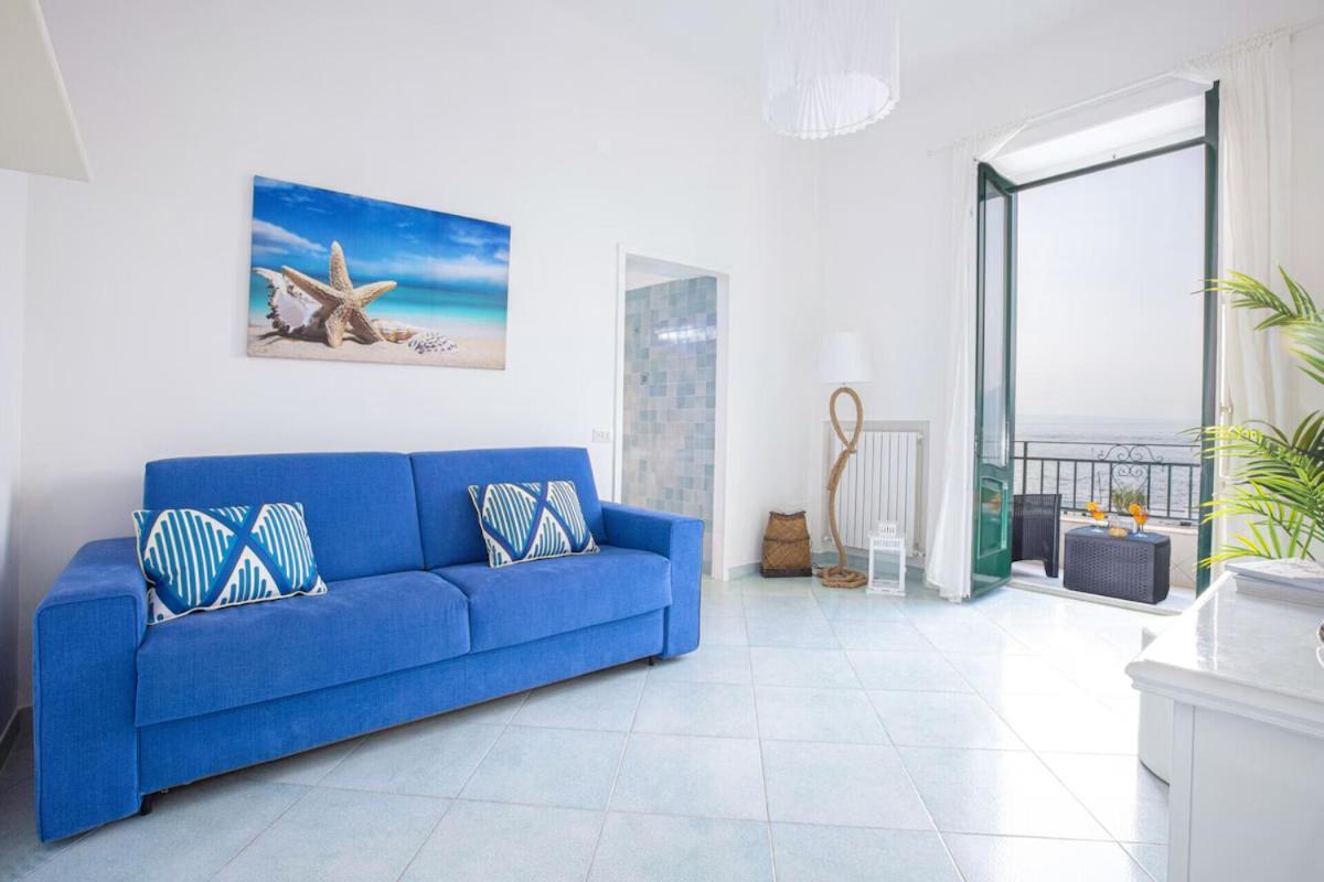 Sorrentovibes - Seaview Home On The Beach & Amazing Views Terrace المظهر الخارجي الصورة